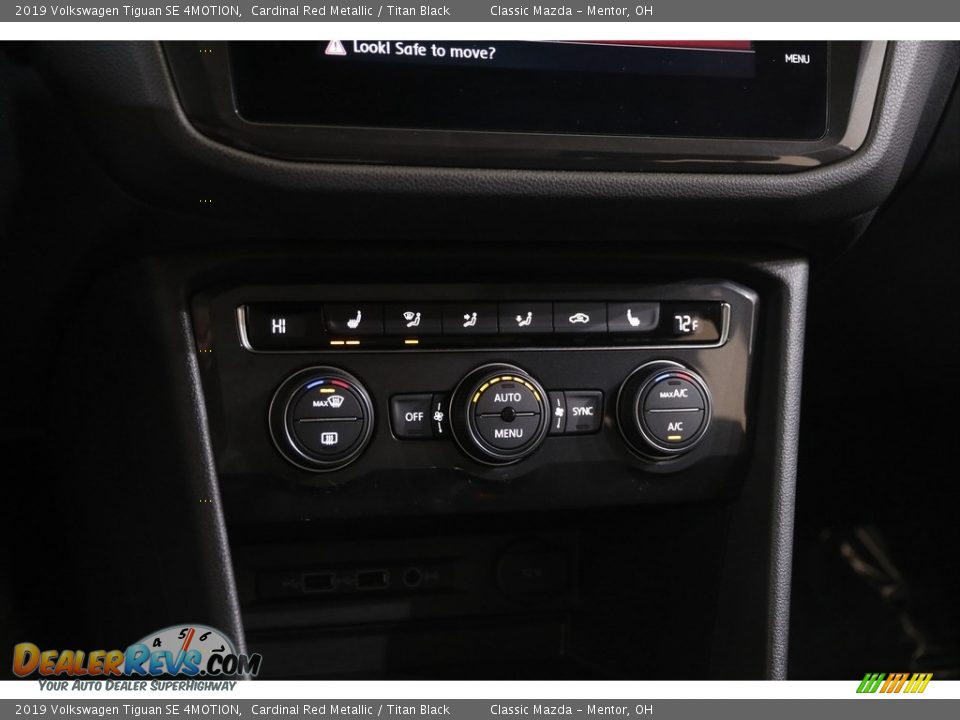2019 Volkswagen Tiguan SE 4MOTION Cardinal Red Metallic / Titan Black Photo #13