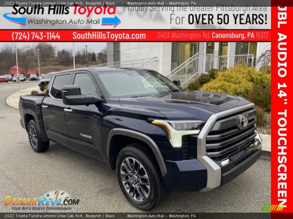 2022 Toyota Tundra Limited Crew Cab 4x4 Blueprint / Black Photo #1