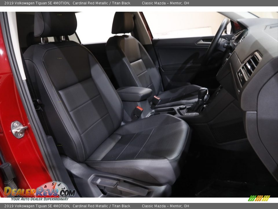 2019 Volkswagen Tiguan SE 4MOTION Cardinal Red Metallic / Titan Black Photo #15