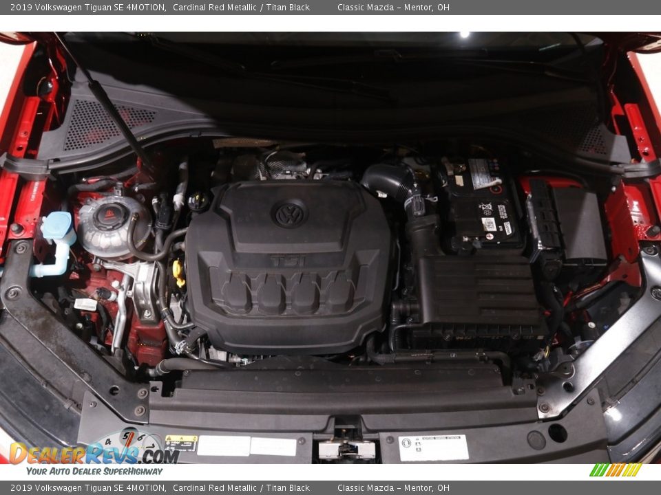 2019 Volkswagen Tiguan SE 4MOTION Cardinal Red Metallic / Titan Black Photo #19