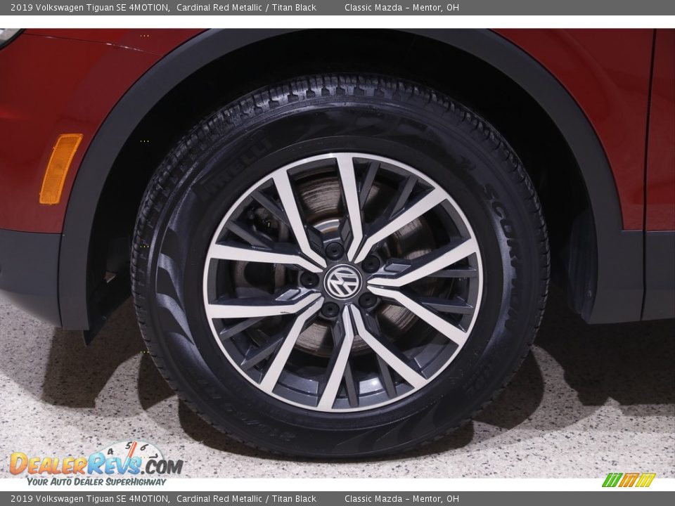 2019 Volkswagen Tiguan SE 4MOTION Cardinal Red Metallic / Titan Black Photo #20