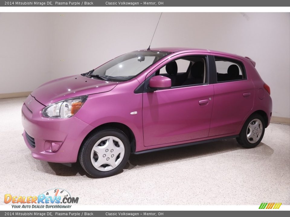 2014 Mitsubishi Mirage DE Plasma Purple / Black Photo #3