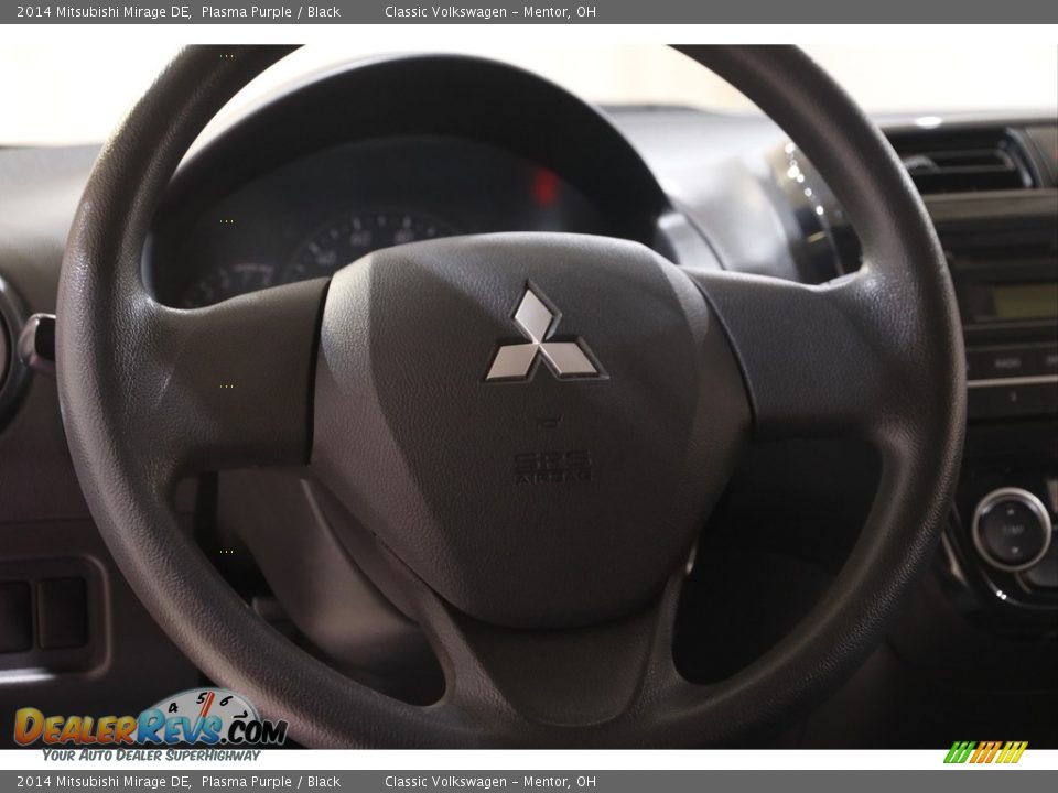 2014 Mitsubishi Mirage DE Steering Wheel Photo #7