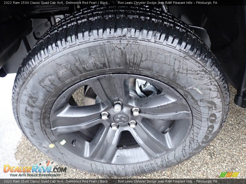 2022 Ram 1500 Classic Quad Cab 4x4 Delmonico Red Pearl / Black Photo #9