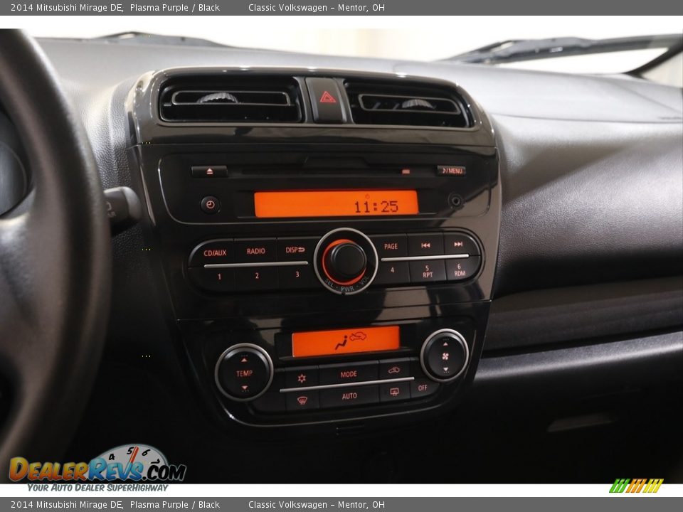 Controls of 2014 Mitsubishi Mirage DE Photo #9