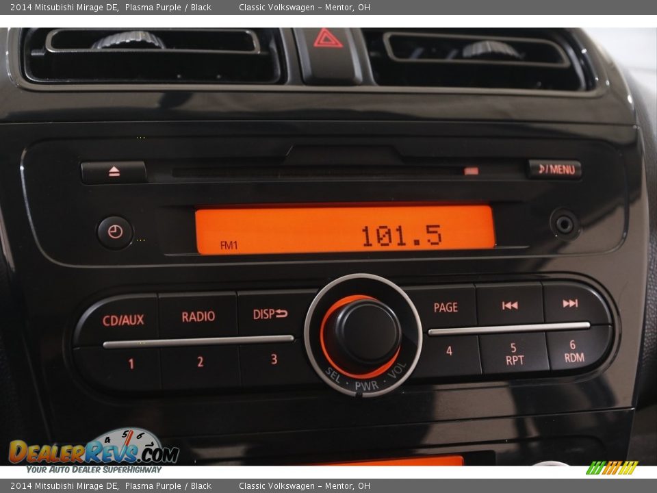 Audio System of 2014 Mitsubishi Mirage DE Photo #10