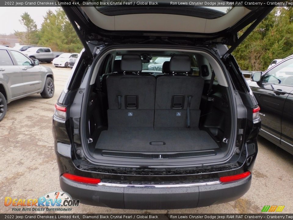 2022 Jeep Grand Cherokee L Limited 4x4 Diamond Black Crystal Pearl / Global Black Photo #7