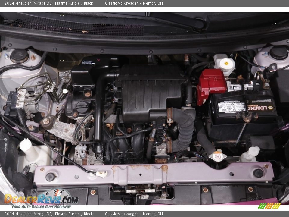 2014 Mitsubishi Mirage DE 1.2 Liter DOHC 12-Valve MIVEC 3 Cylinder Engine Photo #16