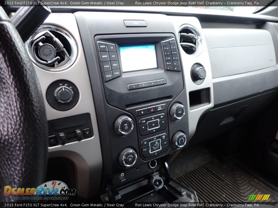 2013 Ford F150 XLT SuperCrew 4x4 Green Gem Metallic / Steel Gray Photo #3