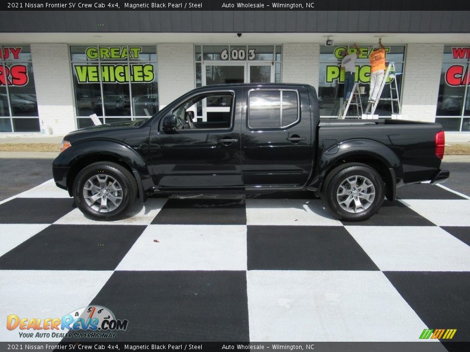 2021 Nissan Frontier SV Crew Cab 4x4 Magnetic Black Pearl / Steel Photo #1