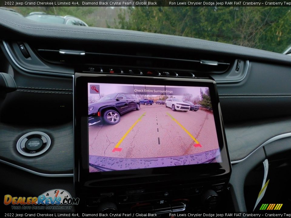 2022 Jeep Grand Cherokee L Limited 4x4 Diamond Black Crystal Pearl / Global Black Photo #18