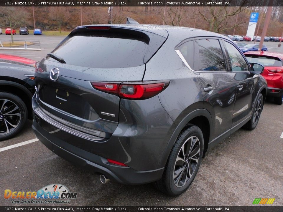 2022 Mazda CX-5 S Premium Plus AWD Machine Gray Metallic / Black Photo #2