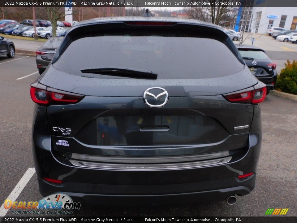 2022 Mazda CX-5 S Premium Plus AWD Machine Gray Metallic / Black Photo #3