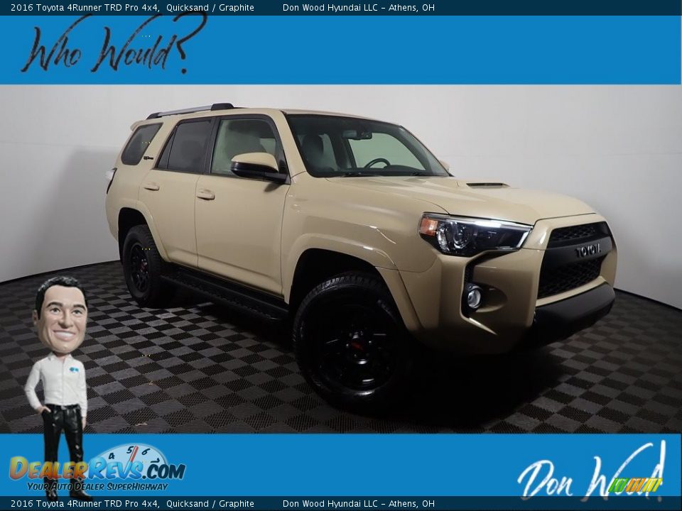 2016 Toyota 4Runner TRD Pro 4x4 Quicksand / Graphite Photo #1