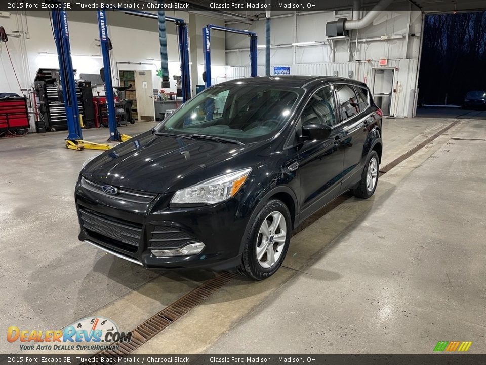 2015 Ford Escape SE Tuxedo Black Metallic / Charcoal Black Photo #2