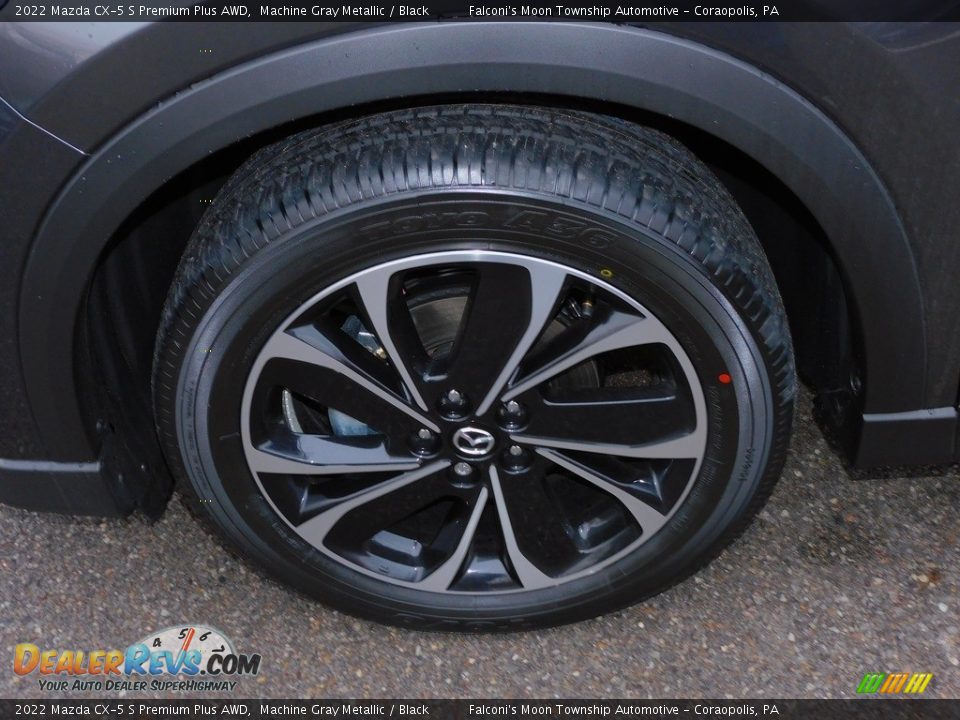 2022 Mazda CX-5 S Premium Plus AWD Machine Gray Metallic / Black Photo #10