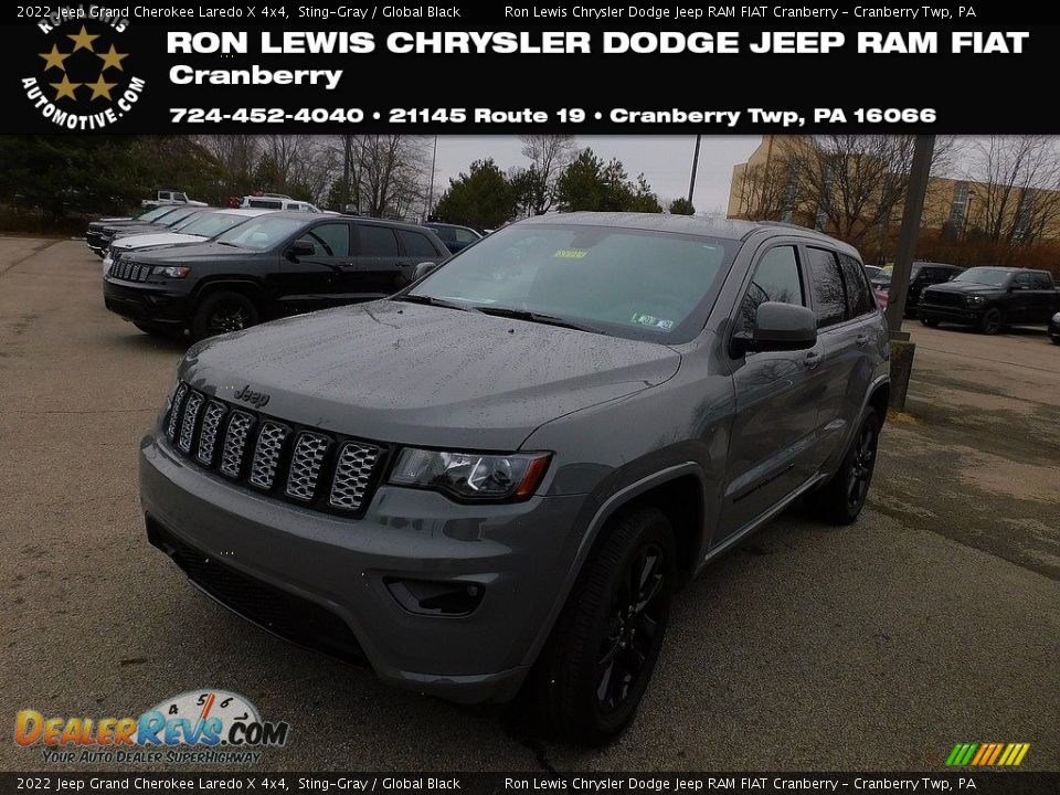 2022 Jeep Grand Cherokee Laredo X 4x4 Sting-Gray / Global Black Photo #1