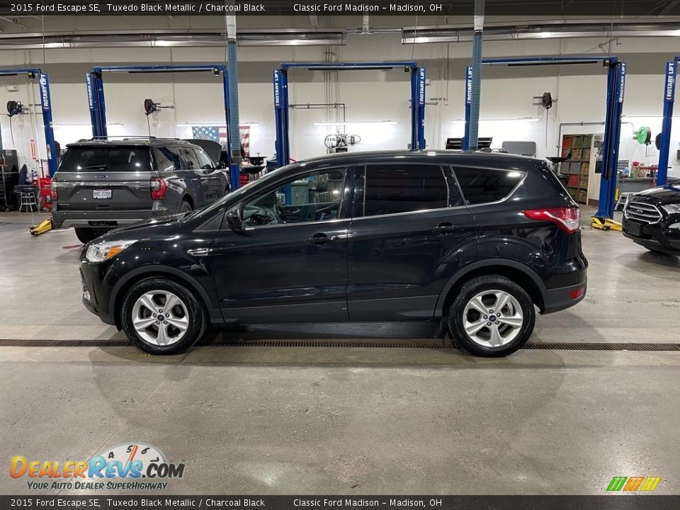 2015 Ford Escape SE Tuxedo Black Metallic / Charcoal Black Photo #8