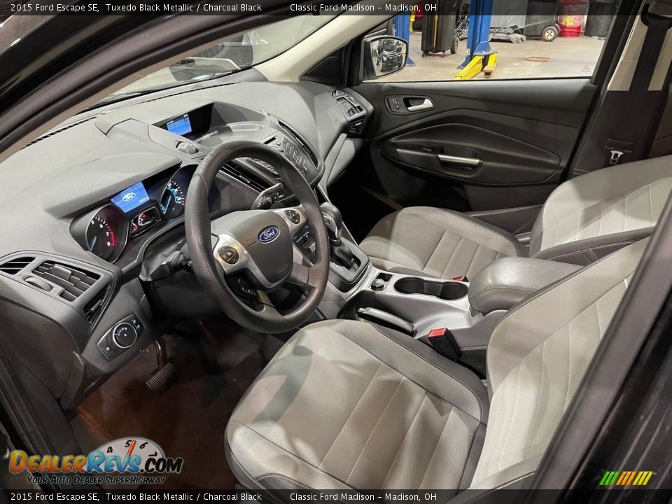 2015 Ford Escape SE Tuxedo Black Metallic / Charcoal Black Photo #11