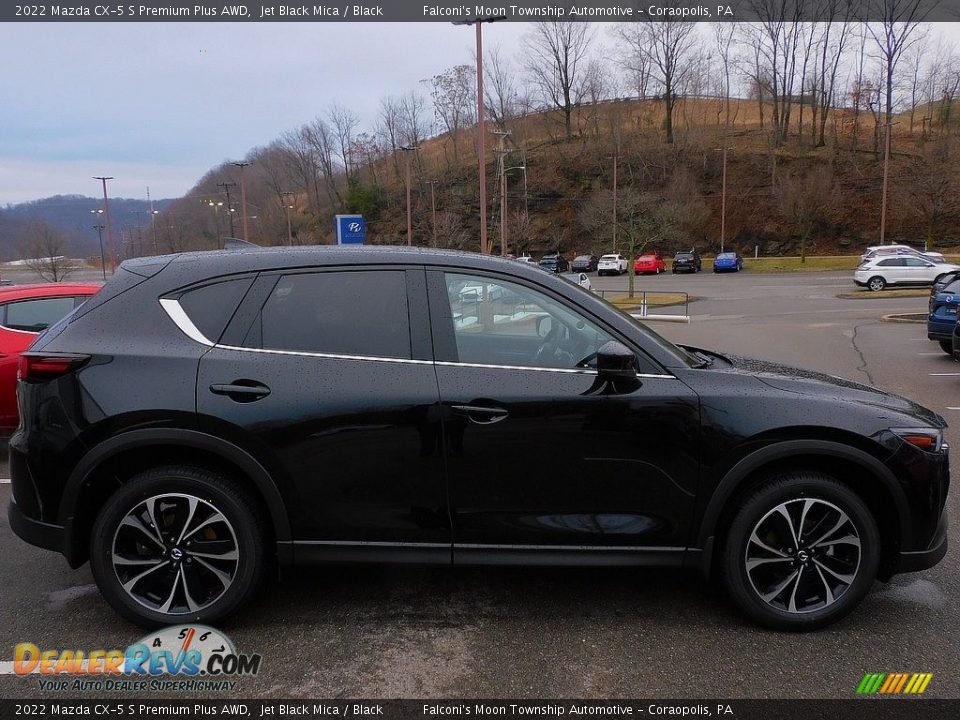 2022 Mazda CX-5 S Premium Plus AWD Jet Black Mica / Black Photo #1