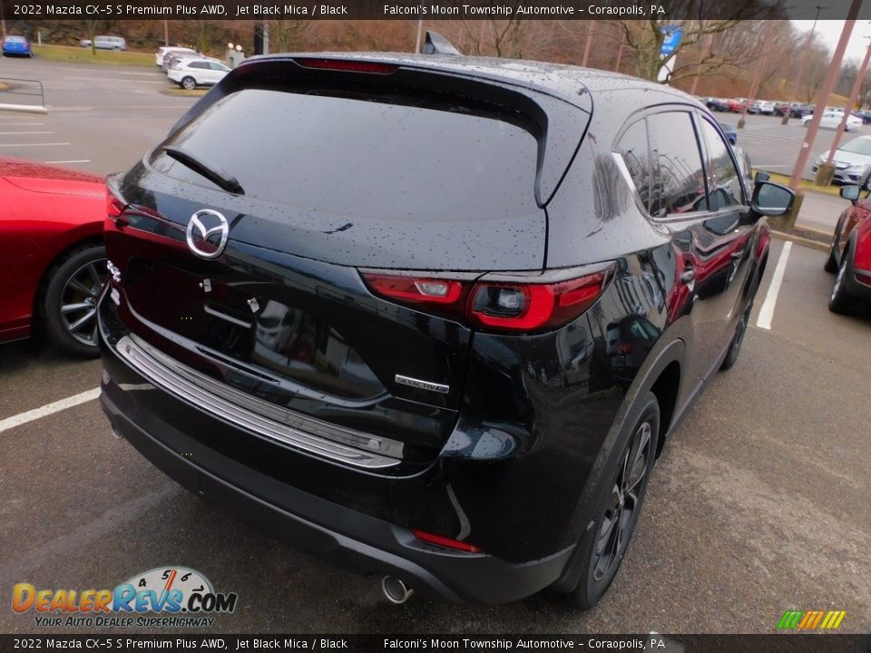 2022 Mazda CX-5 S Premium Plus AWD Jet Black Mica / Black Photo #2