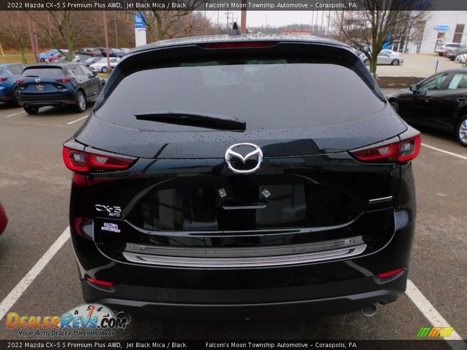 2022 Mazda CX-5 S Premium Plus AWD Jet Black Mica / Black Photo #3