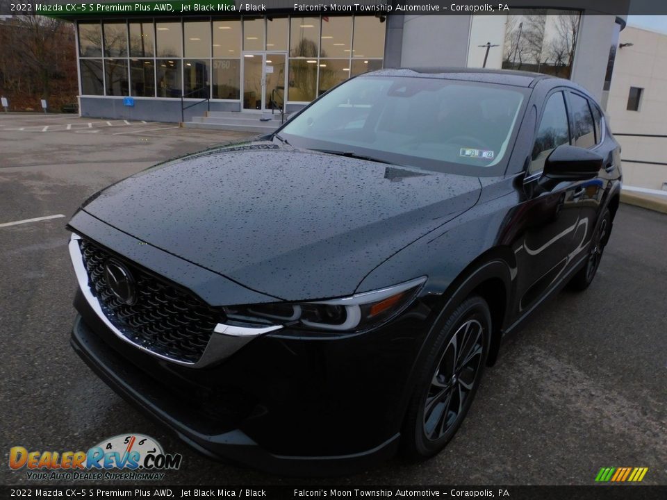 2022 Mazda CX-5 S Premium Plus AWD Jet Black Mica / Black Photo #7