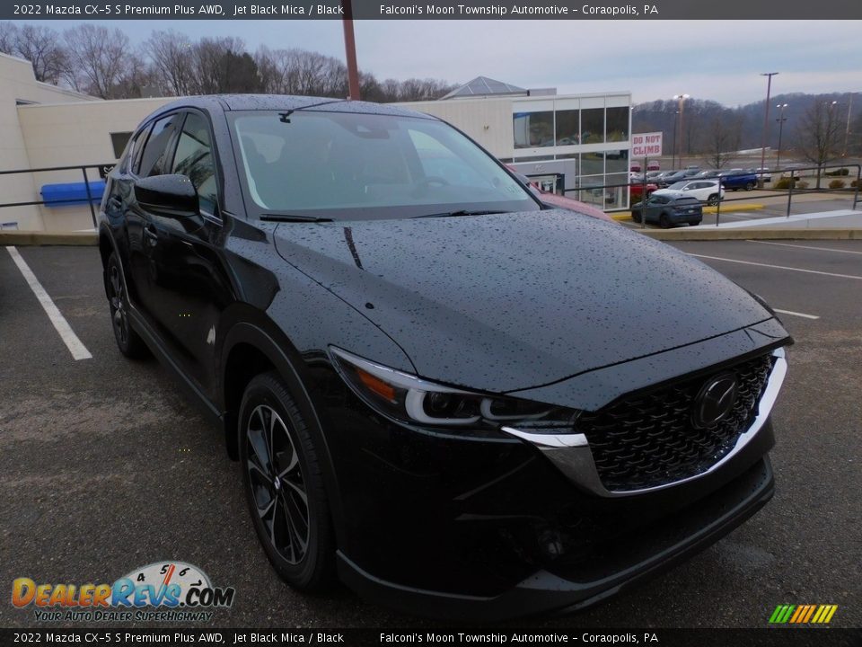 2022 Mazda CX-5 S Premium Plus AWD Jet Black Mica / Black Photo #9