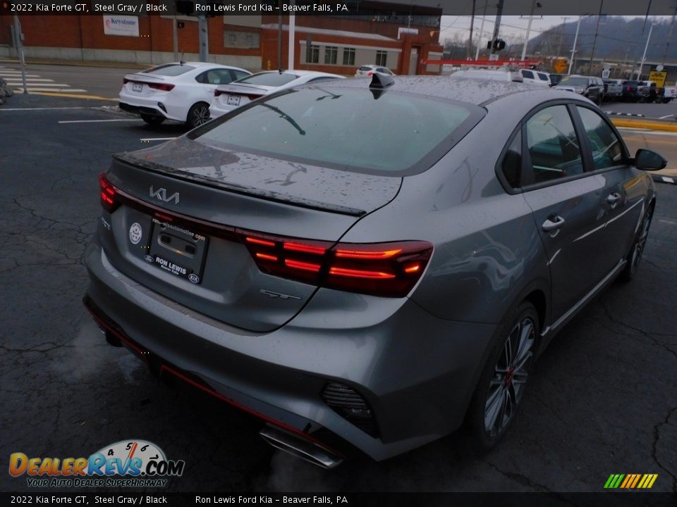 2022 Kia Forte GT Steel Gray / Black Photo #2