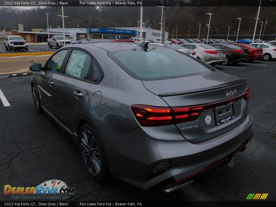 2022 Kia Forte GT Steel Gray / Black Photo #5