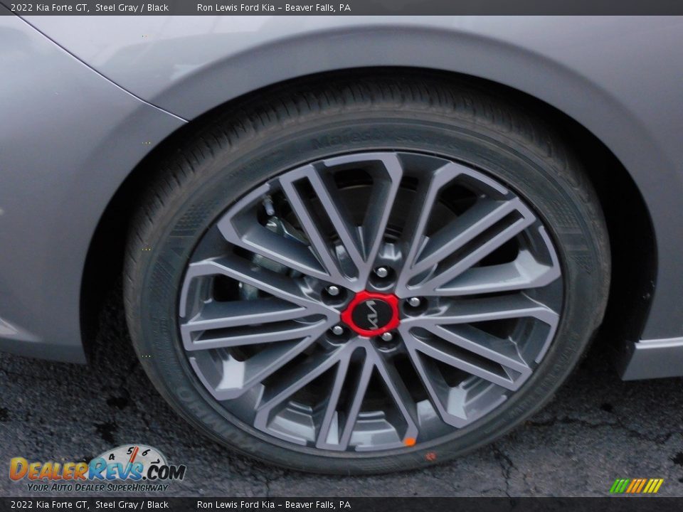 2022 Kia Forte GT Steel Gray / Black Photo #10