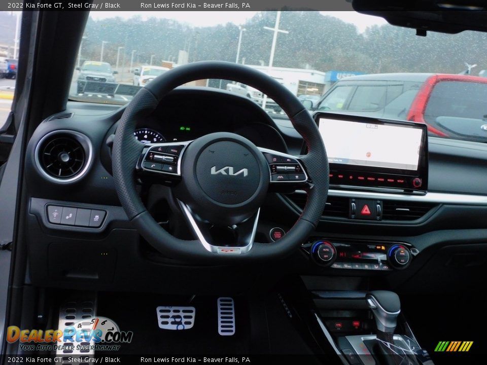 2022 Kia Forte GT Steel Gray / Black Photo #13