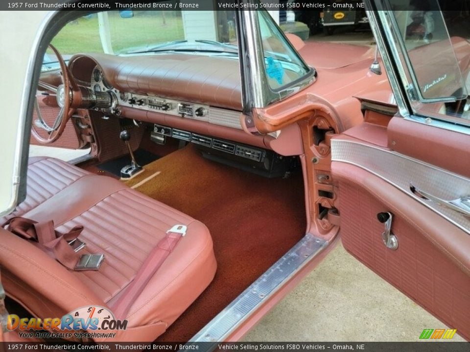 1957 Ford Thunderbird Convertible Thunderbird Bronze / Bronze Photo #3