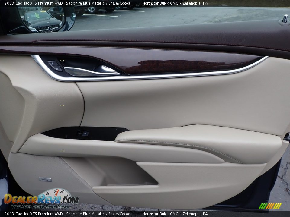 2013 Cadillac XTS Premium AWD Sapphire Blue Metallic / Shale/Cocoa Photo #6