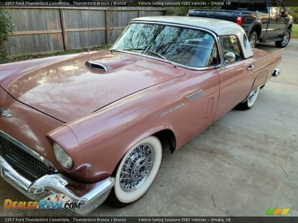 Front 3/4 View of 1957 Ford Thunderbird Convertible Photo #5