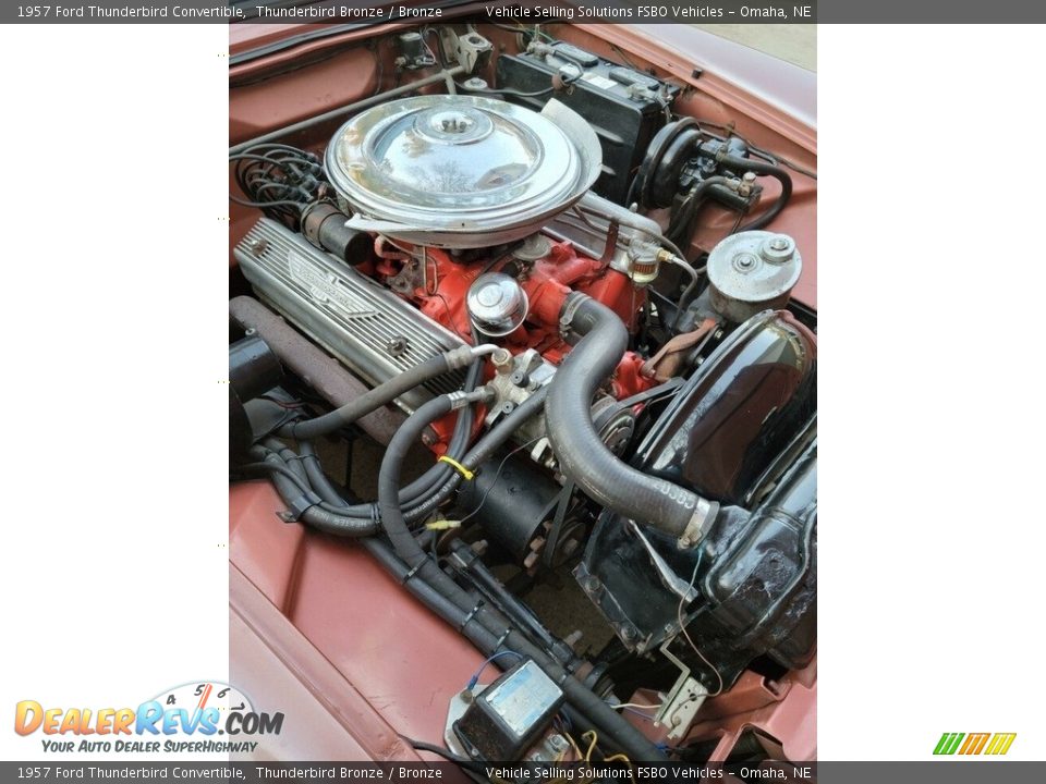 1957 Ford Thunderbird Convertible 312 cid V8 Engine Photo #6