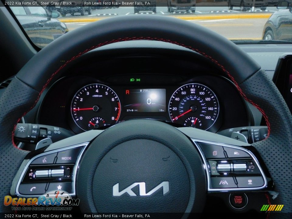 2022 Kia Forte GT Steel Gray / Black Photo #20