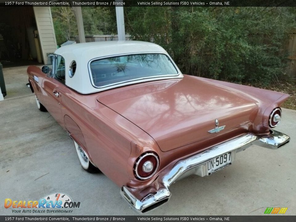 1957 Ford Thunderbird Convertible Thunderbird Bronze / Bronze Photo #8