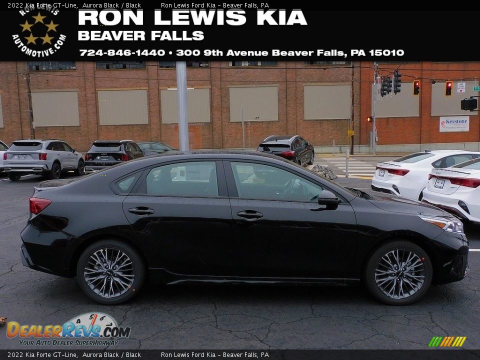 2022 Kia Forte GT-Line Aurora Black / Black Photo #1