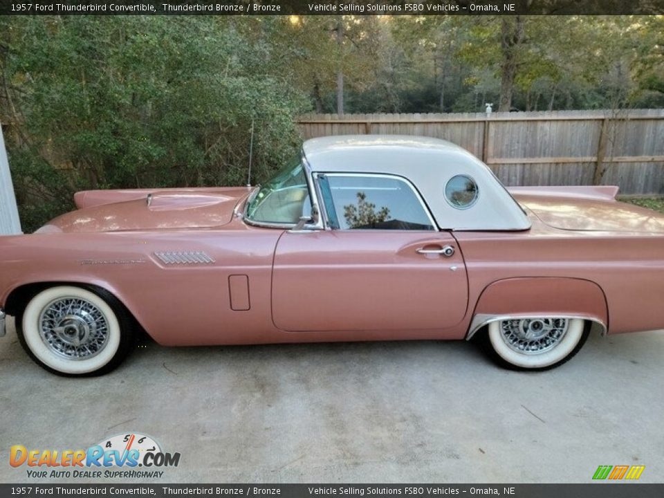 Thunderbird Bronze 1957 Ford Thunderbird Convertible Photo #9