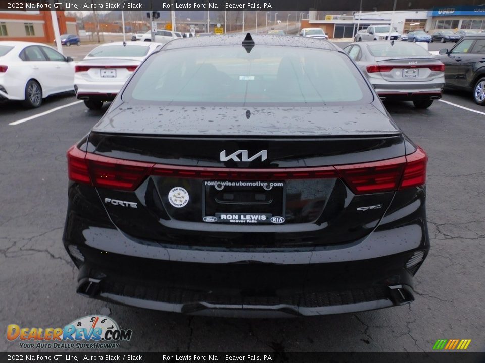 2022 Kia Forte GT-Line Aurora Black / Black Photo #3
