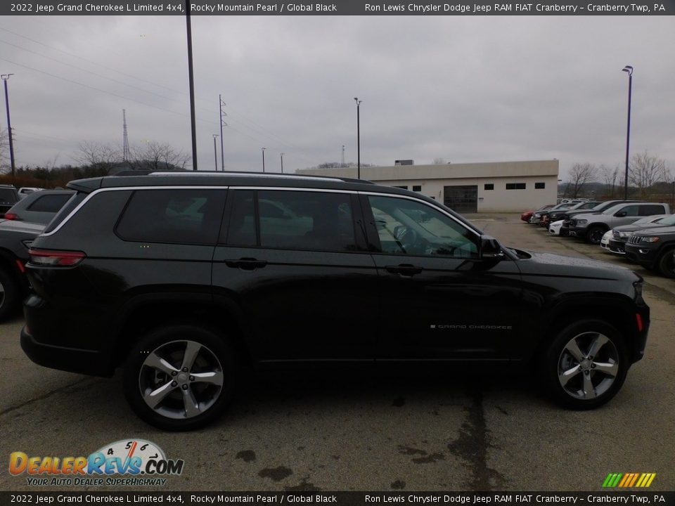 2022 Jeep Grand Cherokee L Limited 4x4 Rocky Mountain Pearl / Global Black Photo #4
