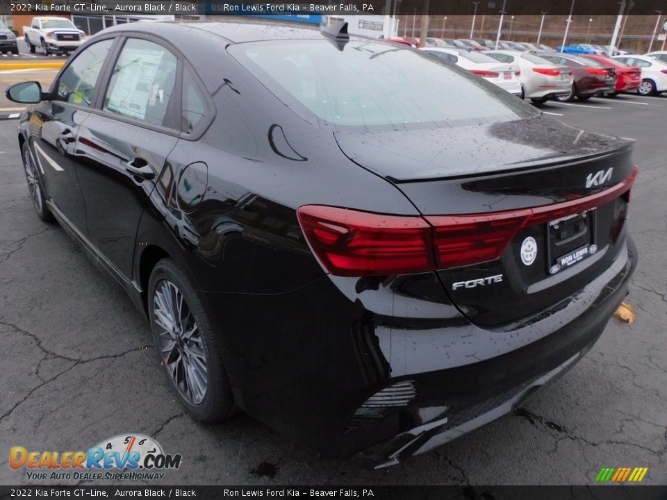 2022 Kia Forte GT-Line Aurora Black / Black Photo #5