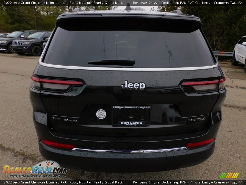 2022 Jeep Grand Cherokee L Limited 4x4 Rocky Mountain Pearl / Global Black Photo #6