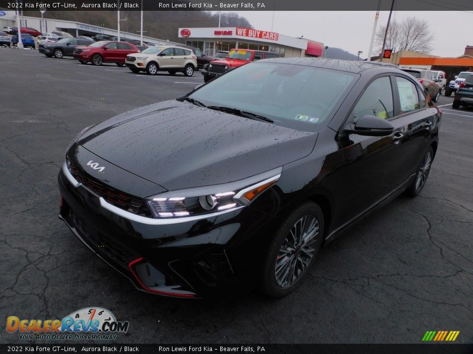 2022 Kia Forte GT-Line Aurora Black / Black Photo #7