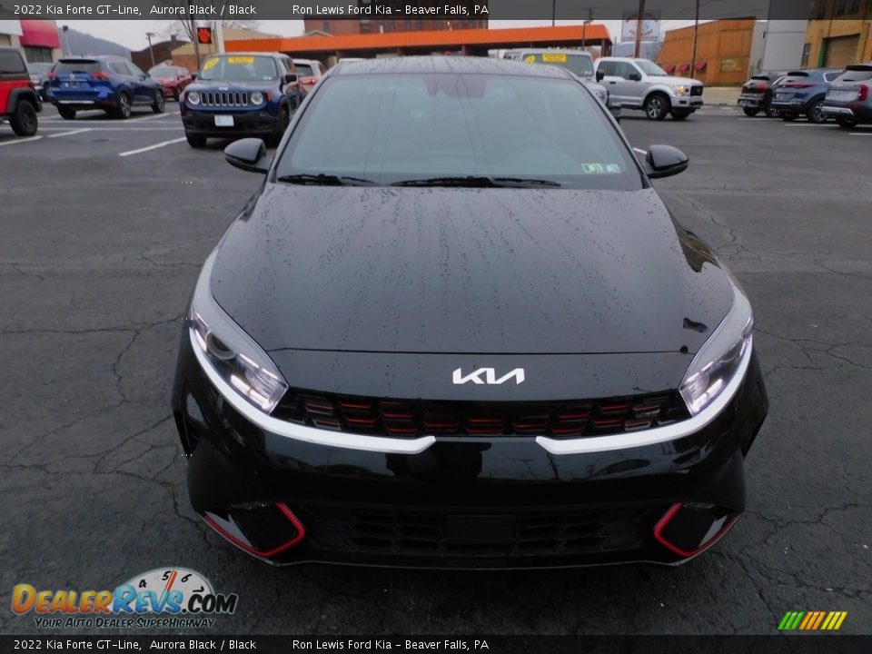 2022 Kia Forte GT-Line Aurora Black / Black Photo #8