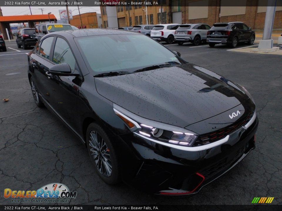 2022 Kia Forte GT-Line Aurora Black / Black Photo #9