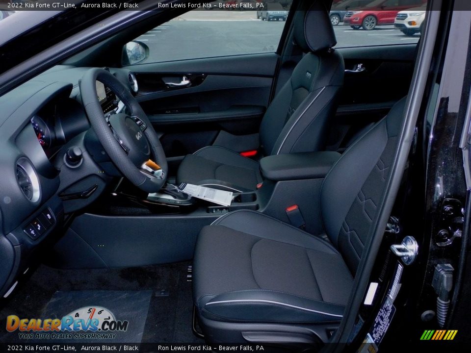 2022 Kia Forte GT-Line Aurora Black / Black Photo #11