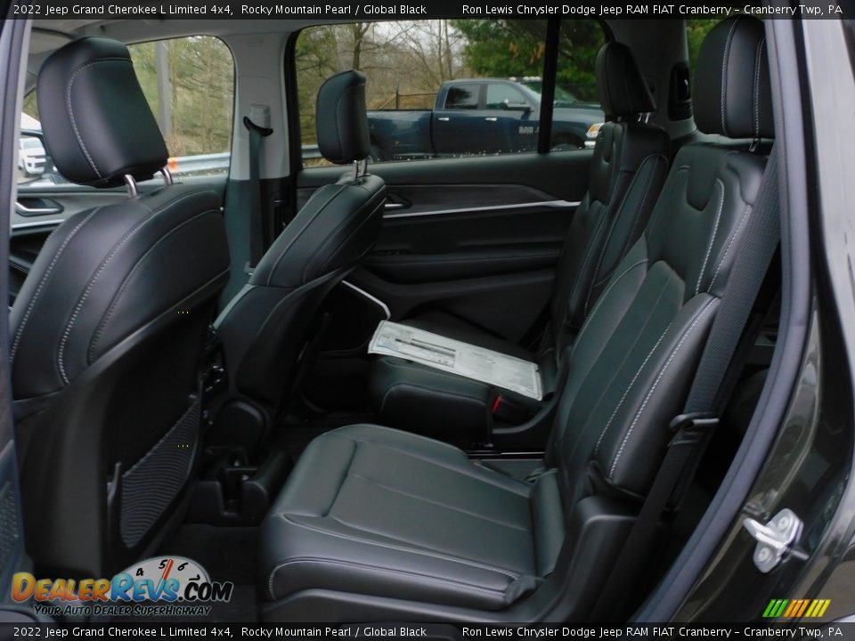 2022 Jeep Grand Cherokee L Limited 4x4 Rocky Mountain Pearl / Global Black Photo #12