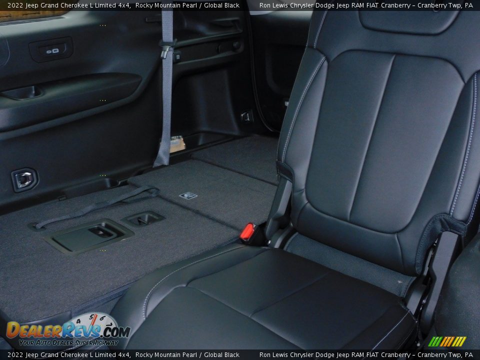 2022 Jeep Grand Cherokee L Limited 4x4 Rocky Mountain Pearl / Global Black Photo #13